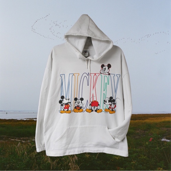 White Mickey Mouse Hoodie - Picture 1 of 1